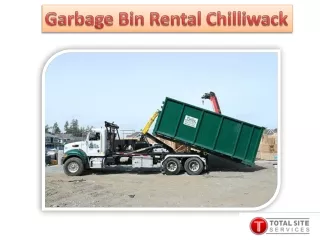 Garbage bin rental Chilliwack