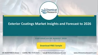 Exterior Coatings Market Insights and Forecast to 2026