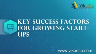 Key success factors for growing start-ups