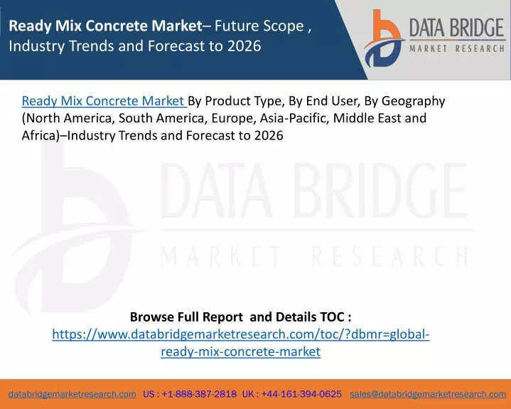 ready mix concrete market future scope industry