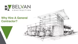 why hire a general contractor