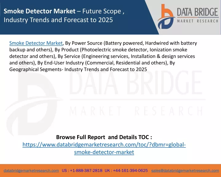 smoke detector market future scope industry