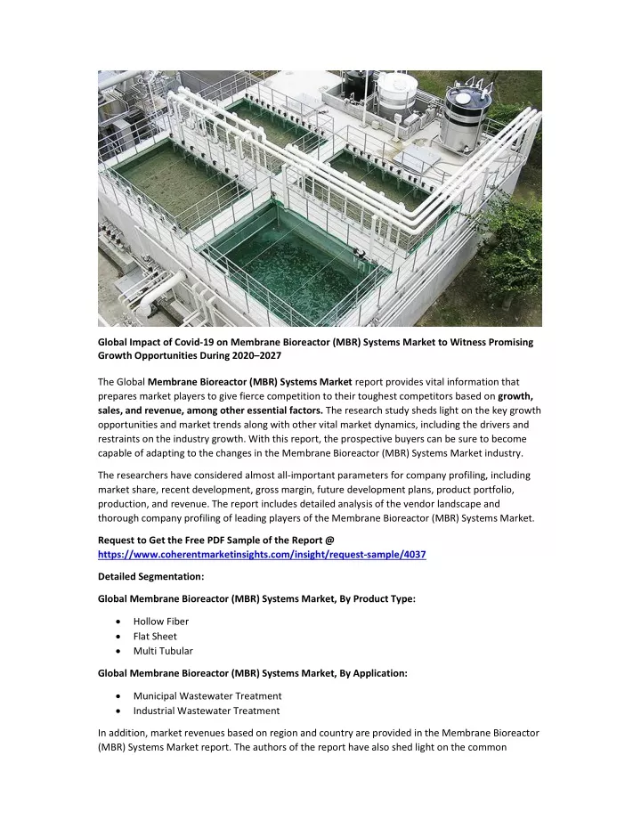 global impact of covid 19 on membrane bioreactor