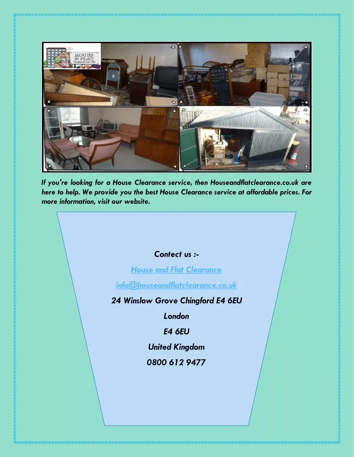 if you re looking for a house clearance service