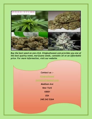 Buy weed online | Kingkushweed.com