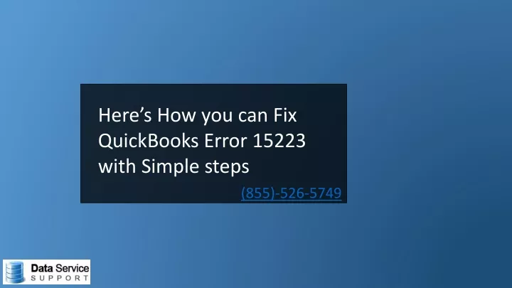 here s how you can fix quickbooks error 15223