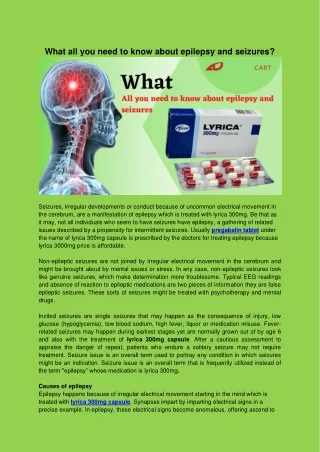 what all you need to know about epilepsy