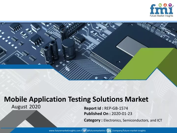mobile application testing solutions market