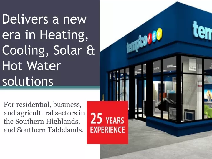 delivers a new era in heating cooling solar hot water solutions