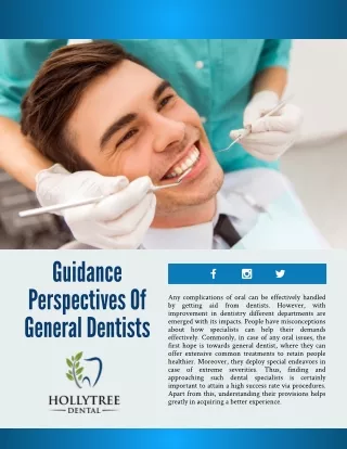Guidance Perspectives Of General Dentists