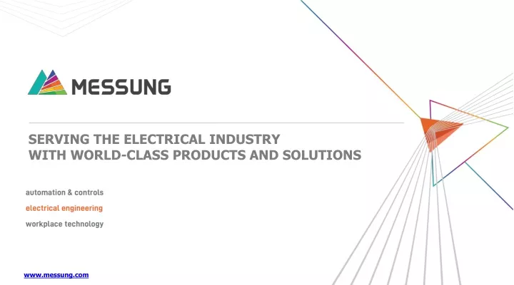 serving the electrical industry with world class products and solutions