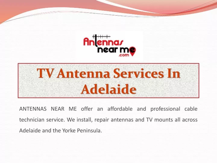 tv antenna services in adelaide