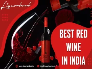 Best Red Wine in India
