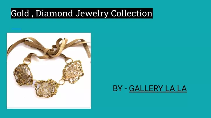 gold diamond jewelry collection
