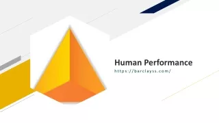 human performance