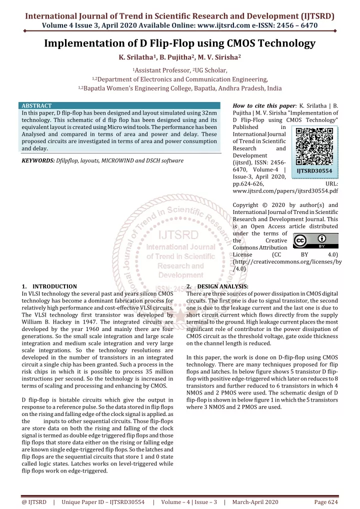 international journal of trend in scientific