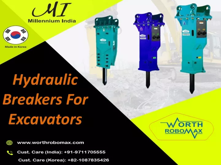 hydraulic breakers for excavators