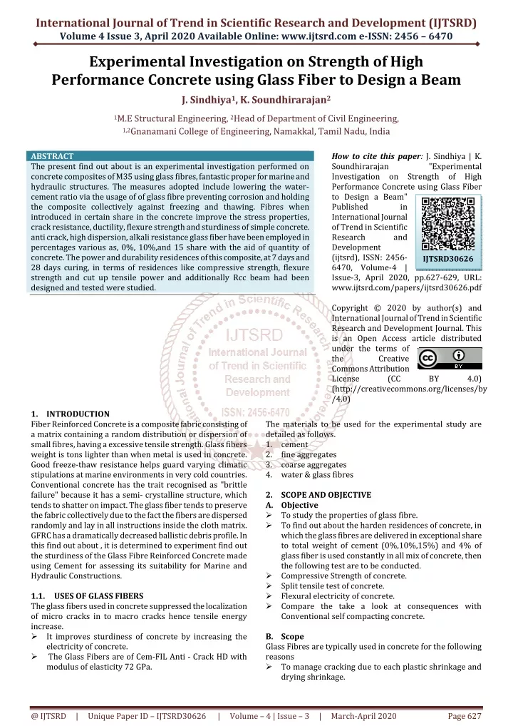 international journal of trend in scientific