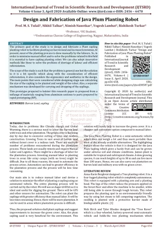 international journal of trend in scientific
