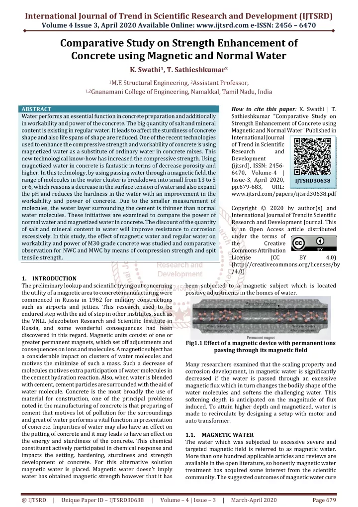 international journal of trend in scientific