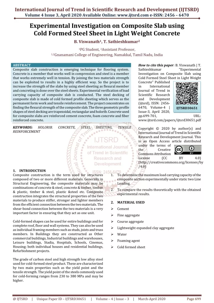 international journal of trend in scientific