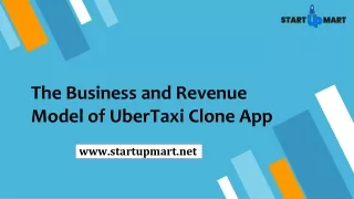 the business and revenue model of ubertaxi clone app