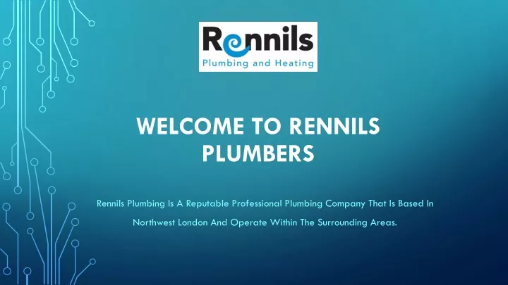 welcome to rennils plumbers