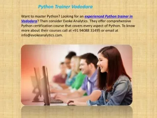 Python Trainer Vadodara