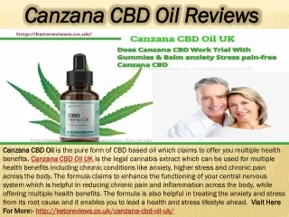 Canzana CBD Oil UK