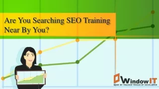Are You Searching SEO Training in Chandigarh ?
