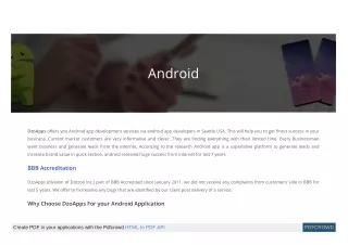 android app development seattle