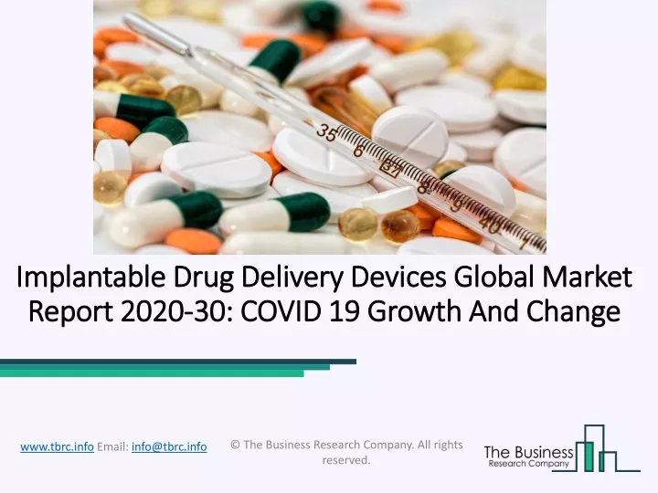implantable drug delivery devices global market report 2020 30 covid 19 growth and change