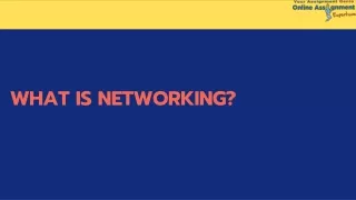 what is networking