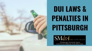 dui laws penalties in pittsburgh