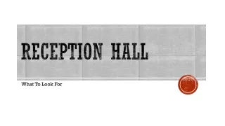 reception hall
