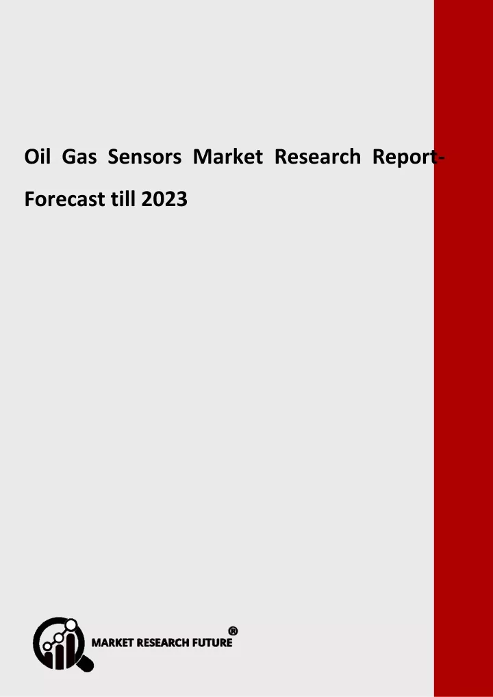 oil gas sensors market research report forecast