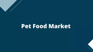 Pet Food Market Forecast Report 2020 – 2027 – Top Key Players Analysis