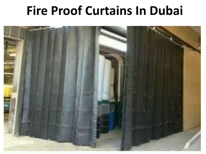 fire proof curtains in dubai