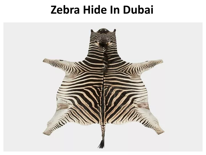zebra hide in dubai