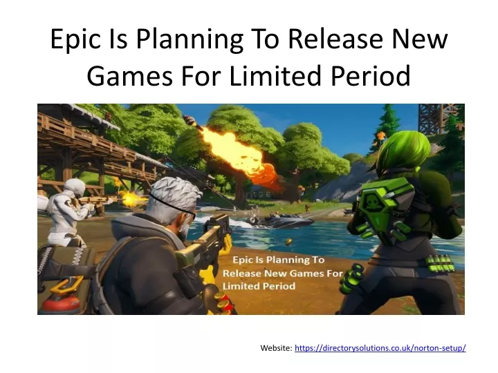 epic is planning to release new games for limited period