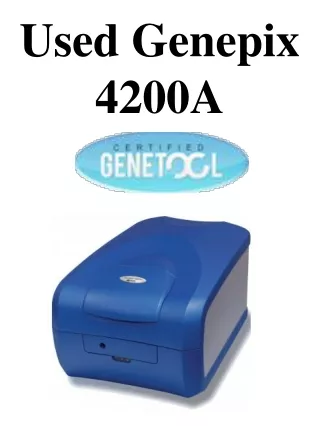 Used Genepix 4200A