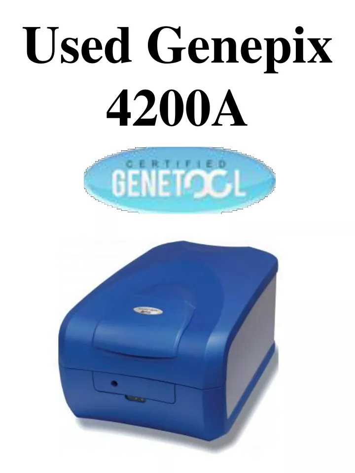 used genepix 4200a