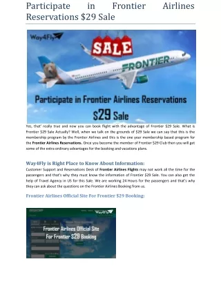 participate reservations 29 sale