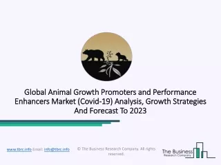 global animal growth promoters and performance