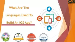 what are the languages used to build an ios app