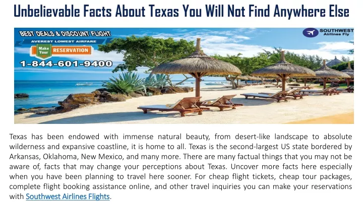 unbelievable facts about texas you will not find