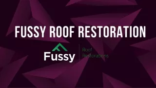 Coastal Roof Restorations