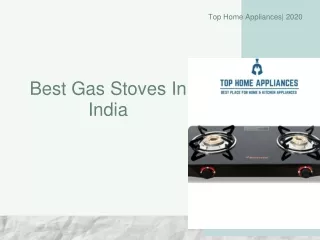 Gas Stoves In India