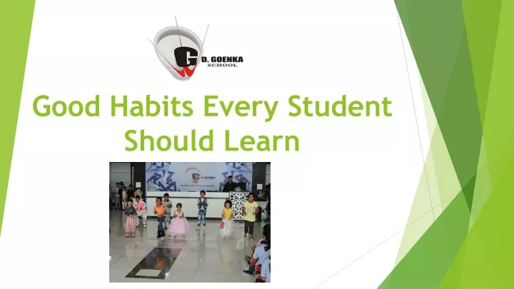 good habits every student should learn