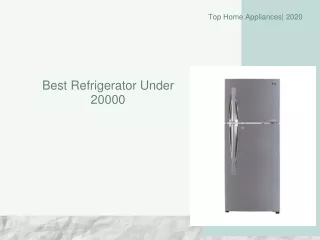 Best Refrigerator Under 20000